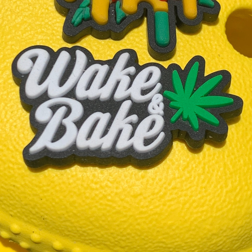 SHOE CHARMS - WAKE AND BAKE - ShoeNami