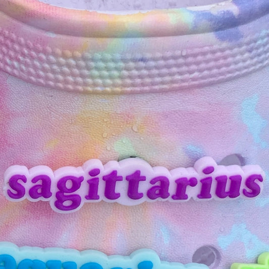 SHOE CHARMS - WRITTEN SAGITTARIUS - ShoeNami