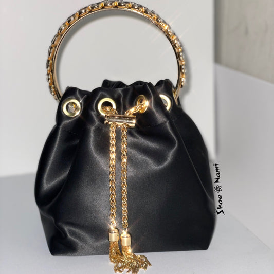 PARIS BAG Black/Gold - ShoeNami