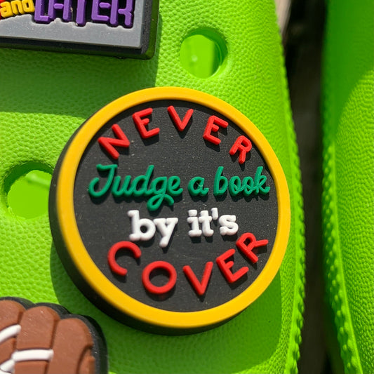 SHOE CHARMS - NEVER JUDGE A BOOK BY ITS COVER - ShoeNami