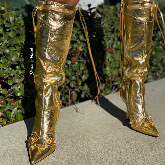 BEXIE-3 Gold - ShoeNami