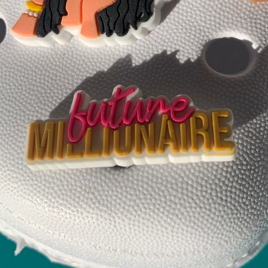 SHOE CHARMS - FUTURE MILLIONAIRE - ShoeNami