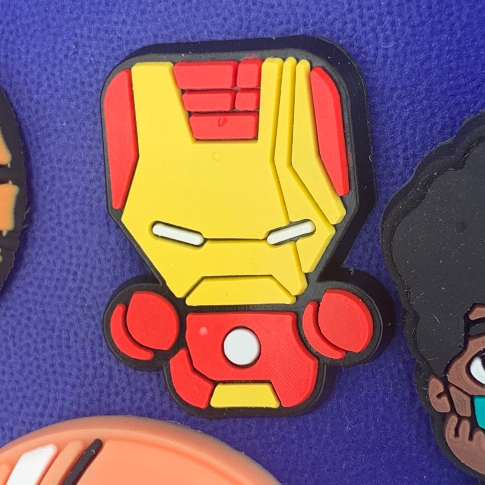 SHOE CHARMS - CARTOON IRON MAN - ShoeNami