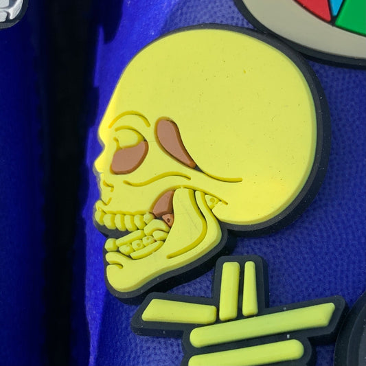 SHOE CHARMS - YELLOW SKULL - ShoeNami