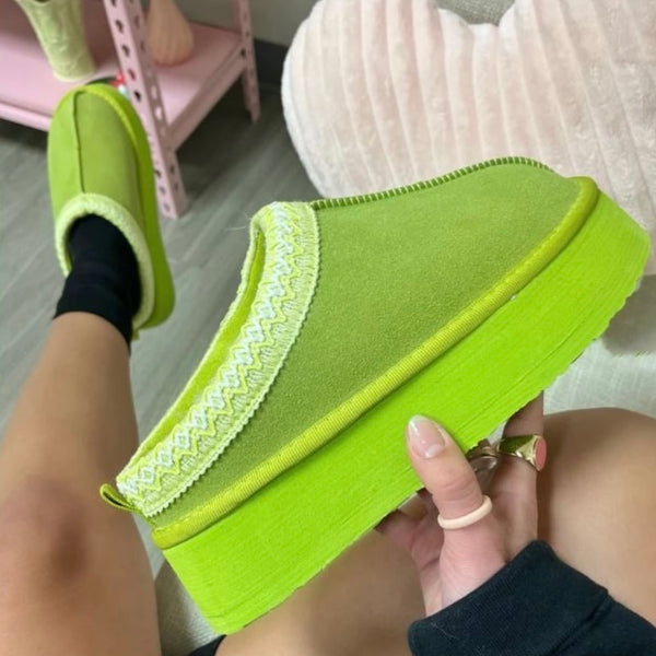 TASZMINA Lime Green - ShoeNami