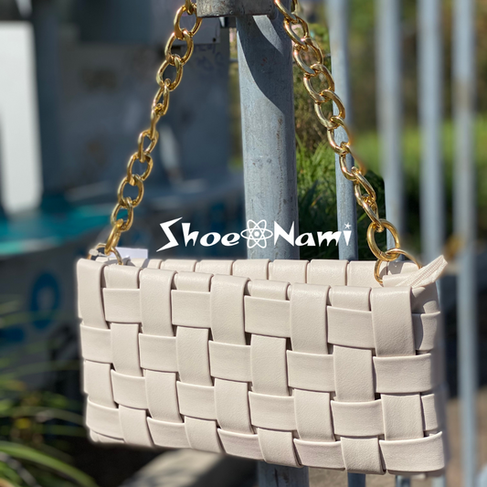LATTICE PURSE Beige - ShoeNami