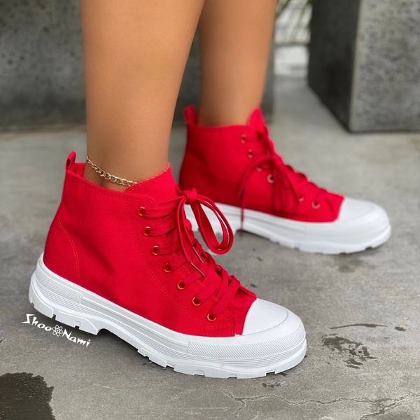 LUG-07 Red - ShoeNami